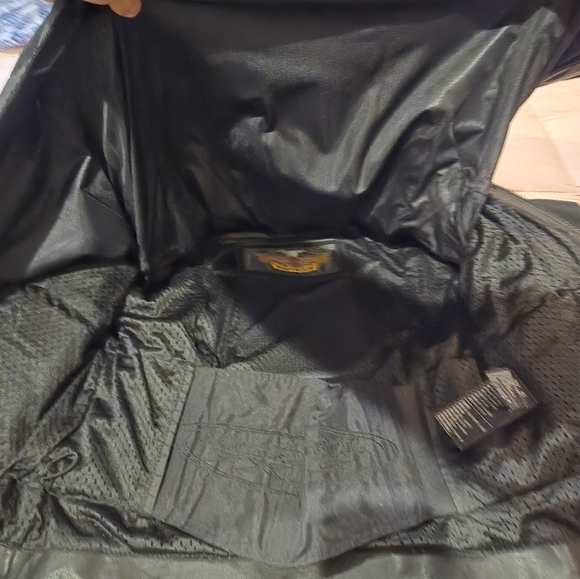 NWOT Harley Davidson FXRG Leather Biker Jacket - Picture 5 of 13